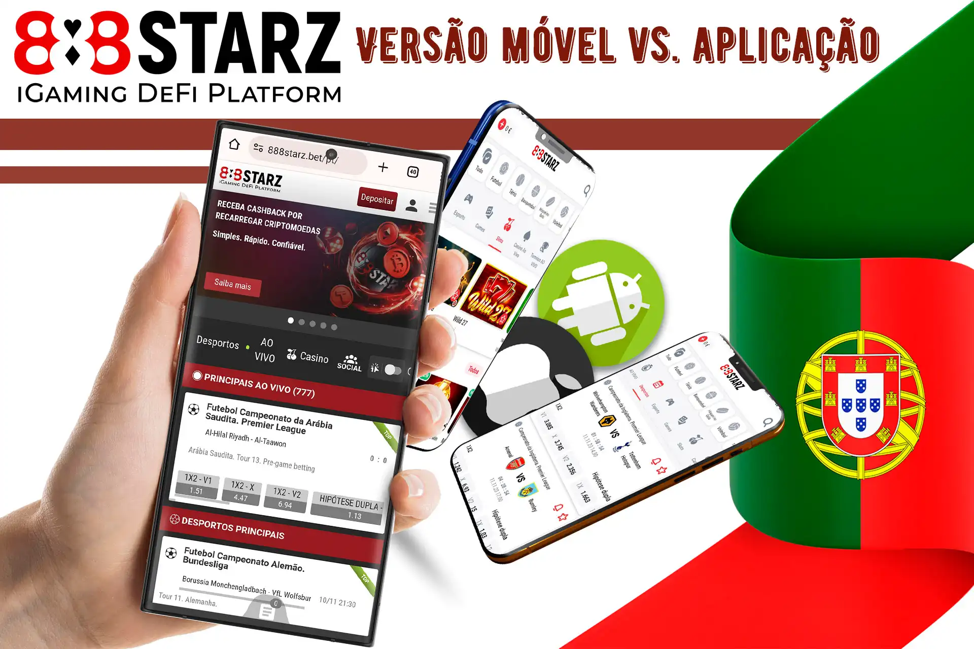 Comparação de um aplicativo mobile com a versão mobile do site