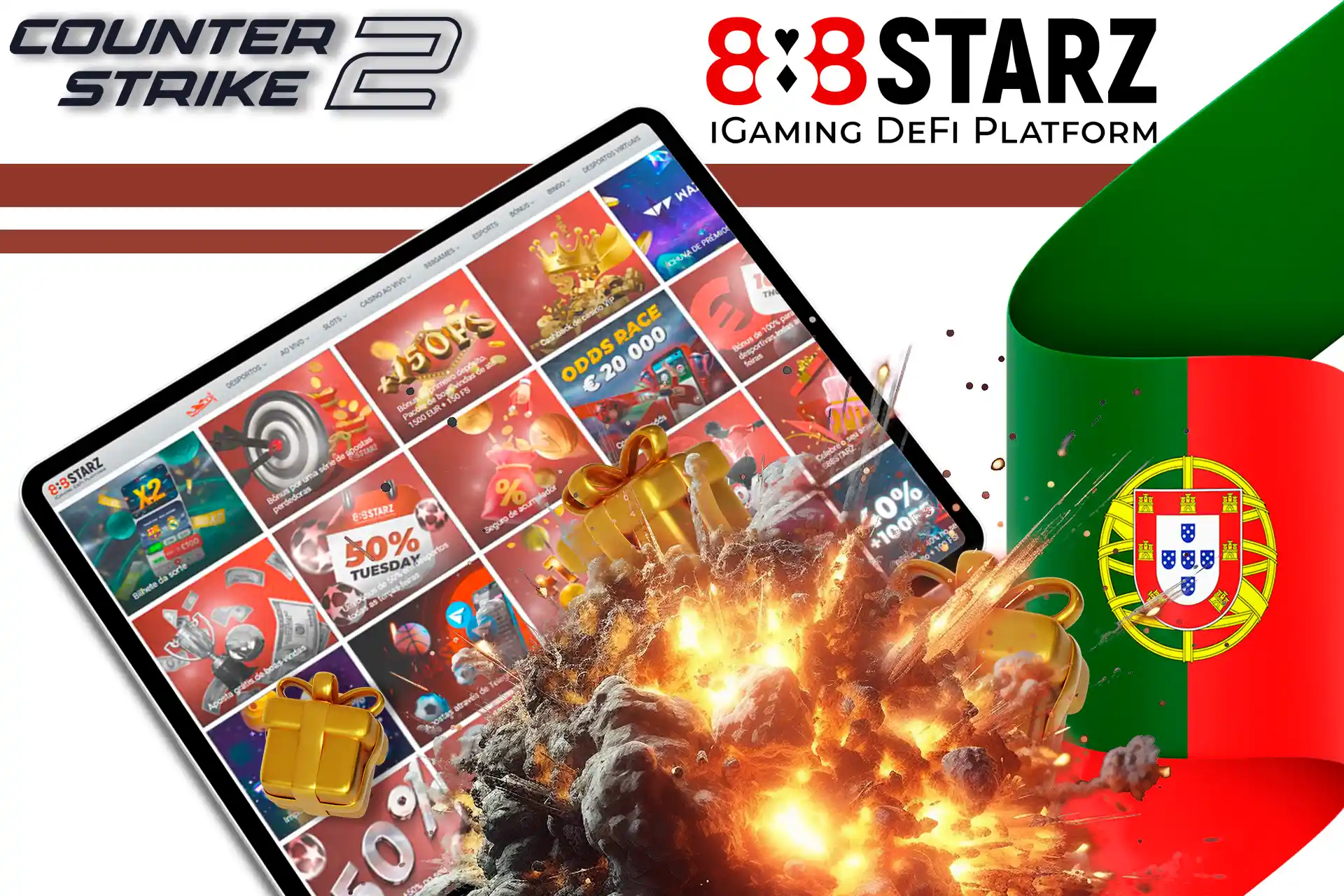 Muitos bônus e promoções esperam por você no 888Starz